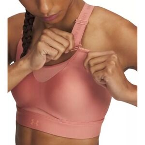 NWT Under Armour Infinity High 2.0 Bra Womens XL(D-DD) Pink High Support